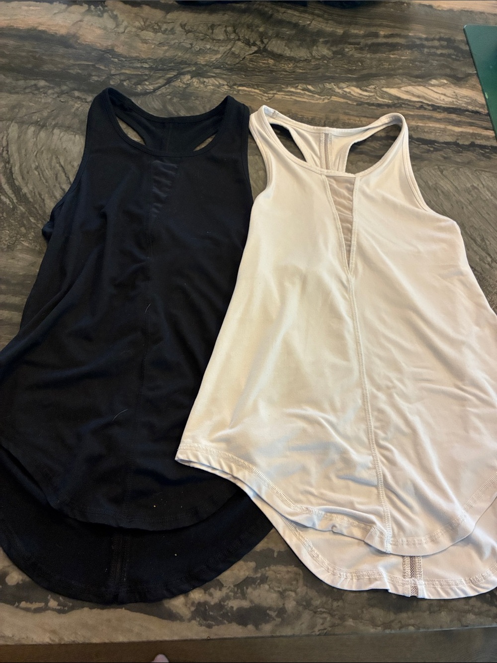 ZYIA Women’s Racerback Tank Top - Black & White